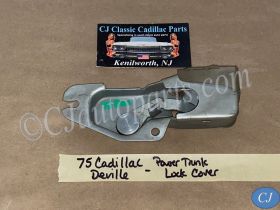 OEM 1974 1975 1976 Cadillac Deville Fleetwood Calais Commercial Chassis 1974 1975 1976 1977 1978 Eldorado POWER TRUNK LOCK RELEASE ACTUATOR LATCH COVER TRIM #9736645